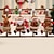 billiga Juldekorationer-4st julgranstillbehör juldocka dans gammal man snögubbe rådjur björn tyg docka litet hänge present