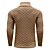 billige genser for menn-Herre Genser Pullover genser Riflet Strikke Vanlige topper Strikket Slank passform عادي Rullekrage Moderne Moderne Arbeid Dagligdagstøy Klær Vinter Vår &amp; Vinter Kakifarget S M L