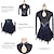 abordables Robes de Patinage Artistique-Robe de patinage artistique Femmes Fille Patinage Robe Noir Rouge Bordeaux Bleu Ourlet asymétrique Maille Haute Élasticité Entraînement Compétition Tenue de Patinage Classique cristal pailleté manche