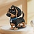 abordables Juguetes de construcción-Juego de bloques de construcción de 2100 piezas, bonito perro salchicha, regalo de vacaciones, decoración de habitación, regalo de Navidad