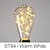 halpa LED-neonvalot-lämmin valkoinen led globe polttimot e27 g95, 1w 150lm, polttimot joulukoristeisiin 85-265v 1/2kpl
