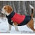 baratos Casacos-Cachorros Casacos Jaqueta Jaqueta Puffer com arreios Prova-de-Água A Prova de Vento Quente Ao ar livre Roupas para cães for Small Médio Grande