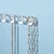 voordelige Sieradenkistjes-acryl kettingstandaard met elegant diamantontwerp, duurzame sieradendisplayhouder voor kettingen, kettingen &amp;hangers, perfect voor vitrines, winkels en thuisorganisatie