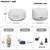 abordables Protections personnelles-Mini appareils auditifs portables TWS avec compartiment de chargement, appareils auditifs invisibles intra-auriculaires, longue endurance, charge magnétique, amplificateur de son assisté pour personne âgée