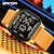 abordables Relojes digitales-Reloj digital SANDA para hombres reloj deportivo moda casual negocio reloj despertador luminiscente impermeable decoración reloj de TPU