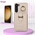 baratos Capa Samsung-telefone Capinha Para S23 S22 S21 FE S21 Ultra Plus A14 A34 A54 A53 A13 S20 Capa traseira Com Suporte com cordão com pulseira Retro TPU Couro PU