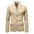 cheap Men&#039;s Classic Blazers-Men&#039;s Waffle Jacket Blazer Jacket Sport Coat Formal Wedding Anniversary Elegant Fashion Spring &amp;  Fall Waffle Fabric Plain Single Breasted Two-button Blazer Dark Brown Black Dark Green khaki