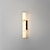 cheap Indoor Wall Lights-Natural Marble Wall Lamp LED Light Luxury Villa Bedside Lighting Copper Wall Light 110-240V 10W