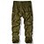 economico Pantaloni cargo-Per uomo Pantaloni Cargo Pantaloni Bottoni Multi-tasche Semplice Indossabile Quotidiano All'aperto Campeggio &amp; Escursionismo Moda Classico Curcuma Marrone