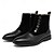 abordables Bottes de Costume-bottines à boutons en similicuir bicolore pour hommes – bottines de style victorien vintage pour occasions formelles et décontractées