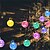 billige Soldrevet-led globe solcellelys, 10m/20m/30m/50m udendørs vandtætte akryllys med fjernbetjening, plug-in til juleferie, fest, &amp;amp; haveindretning eu/us stik