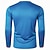 cheap Running Tee &amp; Tank Tops-Men&#039;s Compression Shirt Athletic Shirt Gym Shirt Fitness Shirt Padded Compression Shirt Long Sleeve Tee Tshirt Casual Athleisure Color Block Quick Dry Soft Breathable Gym Workout Walking Jogging