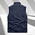 abordables Vestes-Homme Veste Randonnée Gilet Polaire de Randonnée Sans Manches Veste Extérieur Respirable Confortable Poche Polyester Noir Vert Véronèse bleu marine Chasse Pêche Escalade