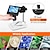 economico Cancelleria-Microscopio elettronico digitale USB con display LCD da 4,3&quot;, endoscopio, registrazione 1000x 2 megapixel con supporto a 8 LED per riparazione e saldatura