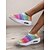preiswerte Damen-Sneaker-Bunte Slip-On-Sneakers mit Strasssteinen für Damen – leichte Schuhe mit Luftpolstersohle für einen lässigen und sportlichen Style