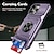 abordables Carcasas iPhone-teléfono Funda Para iPhone 17 Pro Max 17 Air 16 15 14 Pro Max Plus 13 12 11 Pro Max Funda Trasera Soporte para Anillo Magnética Ranura para tarjetas Retro TPU ordenador personal