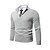 preiswerte Herrenpullover-Herren Pullover Kleid Pullover Gerippt Stricken Cropped Zip Strick Feste Farbe Ständer Stilvoll Basic Outdoor Täglich Bekleidung Herbst Winter Schwarz Königliches Blau S M L