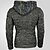 preiswerte Herrenpullover-Herren Pullover Strickpullover Gerippt Stricken Standard Halfzip Troyer Strick Farbblock Mit Kapuze Modisch Basic Freizeitskleidung Verabredung Bekleidung Herbst Winter Schwarz Gelb S M L