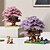 abordables Jouets de construction-Kit de blocs de construction de maison dans un cerisier en fleurs et un pêcher - Modèles de construction éducatifs micro-particules pour enfants parfait pour les 6-8 ans cadeau de Noël.