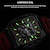 levne Mechanické hodinky-forsining casual skeleton duté automatické hodinky 3d montre homme pánské náramkové hodinky svítící vojenské hodinky
