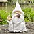 cheap Down to $30-Garden Gnome Polyresin Figures Decoration Cheeky Garden Gnomes Gnomes, Smoking Gnome Sculpture Funny Garden Gnomes Weatherproof