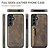 baratos Capa Samsung-telefone Capinha Para S25 S24 S24 FE S23 Ultra Plus S22 Plus Ultra Capa traseira Com Suporte Destacável Magnética Retro TPU Couro PU