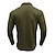 preiswerte Klassisches Poloshirt für Herren-100% Baumwolle Herren Poloshirt Golf Polo formelle Arbeit klassisch Langarm Farbblock Knopf Sommer Frühling &amp;Herbst Armee grün dunkelgrau schwarz burgunder marineblau Poloshirt