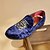 levne Neformální-pánské tmavě modré sametové mokasíny se zlatou výšivkou - elegantní slip-on boty na formální akce a večírky