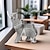 levne Sochy-pryskyřice barevná socha slona, barevné umění sochy slona barevná výzdoba slona feng shui ornament sloni socha zvířat do kuchyně kancelářská police domácí dekorace, pro domácí kancelář desktop pokoj