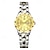 voordelige Quartz-horloges-1pcs Nieuwe RVS Band Trend Dames Horloge Lumineuze Kalender Week Weergave Eenvoudig Vrijetijd Leven Reizen Kwarts Horloge Verjaardag Moederdag Cadeau Vakantie Dames Sport Horloge