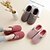 economico Pantofole da casa-pantofole da donna semplici pantofole calde per interni ed esterni per la casa coppia pantofole invernali in cotone per adulti adolescenti