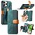 cheap iPhone Cases-Phone Case For iPhone 16 15 14 Pro Max Plus iPhone 13 12 11 Pro Max Mini Back Cover with Stand Holder Card Slot Shockproof Retro TPU PU Leather