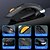 abordables Souris-mkespn souris sans fil 2,4 g bluetooth 3 modes de connexion 12800 dpi réglable macro rgb souris de jeu programmable 500 mah rechargeable