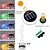 abordables Lumières de cordes solaires-Lot de 6 guirlandes lumineuses solaires à LED de 2 m, 20 lampes de jardin à LED pour Noël, mariage et décoration extérieure, blanc chaud, blanc, violet, rose, rouge, vert, bleu et rouge