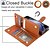 cheap Samsung Cases-Phone Case For Z Fold 7 Z Fold 6 Z Fold 5 Z Fold 4 Z Fold 3 Back Cover with Stand Holder with Wrist Strap Card Slot Retro TPU PU Leather