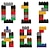 abordables Jouets de construction-Ensemble de Blocs de Construction Créatifs de 1000 Pièces - Briques de Ville Classiques pour Enfants - Jouets d'Assemblage Éducatifs et Amusants Cadeau de Pâques Halloween Cadeau de Noël
