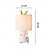 economico lampada da comodino-lampada da tavolo moderna lampada da tavolo in resina bianca piccolo coniglio bianco corpo lampada da comodino lampada da scrivania per camere da letto 90-240v