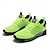 billige Herresneakers-neongrønne åndbare atletiske sneakers til mænd – letvægts løbesko i mesh med polstret sål