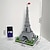 baratos Brinquedos de Montar-3585pcs Conjunto de Blocos de Construção da Torre Eiffel de Paris - Explore a Arquitetura Mundial com Brinquedos Educacionais Perfeito para Feriados de Halloween Ação de Graças e Páscoa Presente de