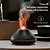 billige Luftfugtere og affugtere-mini diffuser med flamme luft aromaterapi æterisk olie usb personligt skrivebord super stille cool mist luftfugter med automatisk sluk