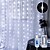 abordables Guirlandes lumineuses USB-Rideau lumineux LED flexible 3x3m, guirlande lumineuse 300 LED avec télécommande 13 touches alimentée par USB basse tension blanc chaud et RVB, sécurité pour la décoration de la chambre et du rideau de Noël