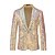 economico Outfit-Disco Anni &#039;80 Pantaloni Abiti Completi &amp; Blazer Disco Paillettes Tinta unica Per uomo Costume di Carnevale Mascherata Performance Feste Club Adulti Cappotto Pantaloni