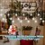 abordables Lumières de Noël-Guirlande lumineuse à LED flocon de neige de Noël 3,5 m 96 LED, 8 modes, guirlande lumineuse à glaçons pour Noël intérieur/extérieur, fête &amp;décoration d&#039;intérieur prise ue/ua/au/uk