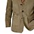 billige Faux suede jakker-Herre Vindtett jakke Imitert semsket jakke Western skinnjakke Daglig Feriereise Hold Varm Fleece krage Uten fleecefôr Høst vinter عادي Mote Gatemote Med hette Normal Brun Kakifarget Grå Jakker