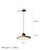 abordables Suspension-Suspension design simple à 1 lumière de 30 cm finitions peintes en pierre style nordique moderne 110-240v