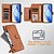baratos Capa Samsung-telefone Capinha Para Samsung Galaxy S26 Ultra Plus S25 S24 S23 S24 FE S22 S21 Ultra Plus S20 A55 5G A35 5G Capa para Cartão Wallet Com Suporte Zíper Proteção de corpo inteiro Retro TPU Couro PU