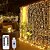 abordables Guirlandes lumineuses USB-Rideau lumineux LED flexible 3x3m, guirlande lumineuse 300 LED avec télécommande 13 touches alimentée par USB basse tension blanc chaud et RVB, sécurité pour la décoration de la chambre et du rideau de Noël