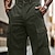 baratos Calças Cargo-Homens Calças Cargo Calças de Veludo Calças Calças largas Calça casual Bolsos Cintura elástica Bolso multi Tecido Conforto Macio Comprimento total Ao ar livre Diário Para Noite Moda Roupa de rua