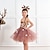 billiga Barnkostymer-Ren Kläder Tutu Tomtekostymer Flickor Cosplay kostym Barn Jul Nyår julafton Jul Fest Klänning Huvudbonad