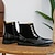 abordables Bottes de Costume-bottines à boutons en similicuir bicolore pour hommes – bottines de style victorien vintage pour occasions formelles et décontractées